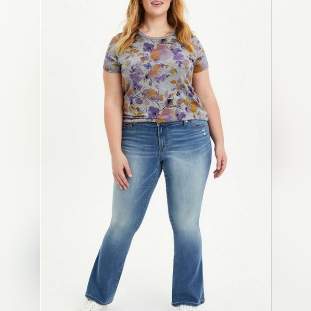 Torrid Perfect Super Soft Crew Neck Short Sleeve Tee